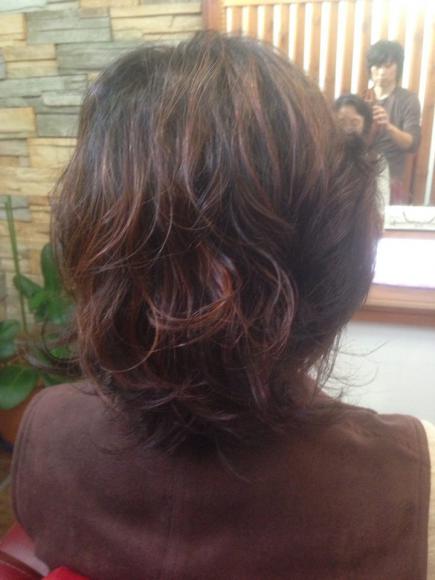 2013/11/16 06:01/今回は少しカールが欲しいと言う事でクリープパーマです!