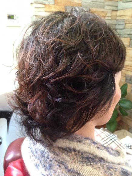 2014/03/23 12:07/今回はカラーのリタッチとパーマをかけました♪