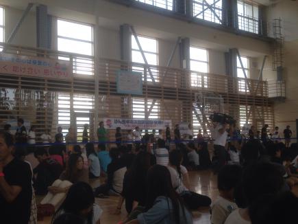 2015/10/07 07:01/会場にはたくさんの応援する家族