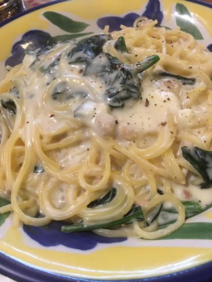 2016/01/26 12:07/ほうれん草とツナのチーズクリーム