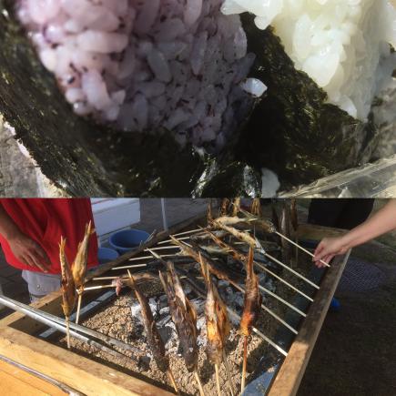 2016/10/21 05:06/つや姫おにぎりも頂いて