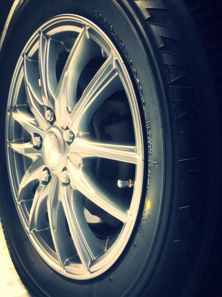 2016/12/13 07:03/やっとタイヤ交換です!