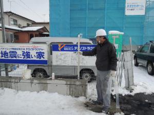 「天童市 DI様邸新築工事 38 フェンス取付 『テクノストラクチャーで建てる山形の長期優良住宅』」の画像