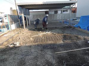 「天童市 DI様邸新築工事 50 コンクリート舗装 『テクノストラクチャーで建てる山形の長期優良住宅』」の画像