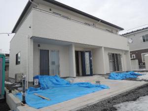 「天童市 DI様邸新築工事 51 外構片付け 『テクノストラクチャーで建てる山形の長期優良住宅』」の画像