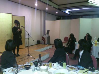 「3年生を送る会 いつのまにか送られる側に・・・」の画像