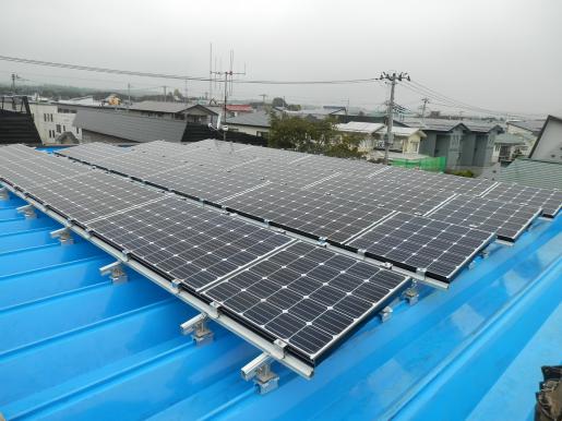 2013/10/29 22:25/折板屋根太陽光完了！