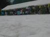 2010/07/28 旅館の横に雪が残ってます。