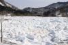 2012/04/21 第30回全国白川ダム湖畔マラソン大会に向けただ今除雪作業中