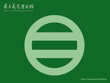 壁紙 家紋 丸に引両 緑バージョン 最上義光歴史館 もがみよしあきれきしかん