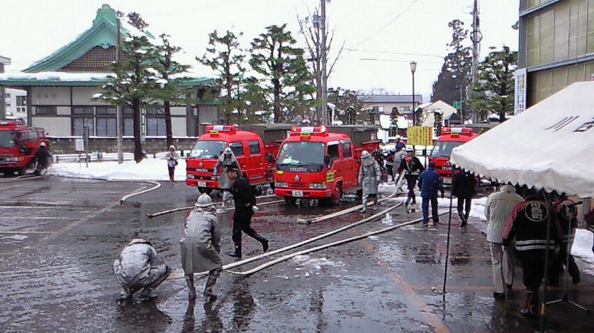 平成２１年度、川西町消防出初式