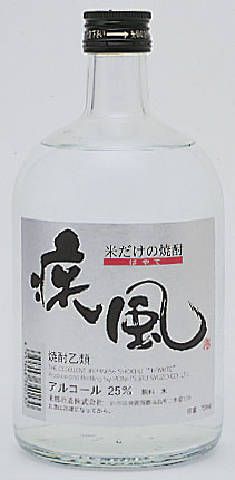 米鶴酒造 酒製焼酎「疾風」(亥子屋お酒情報)