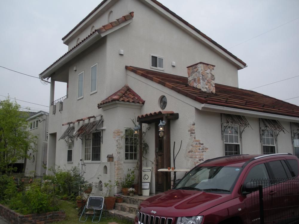 住宅街のカフェ