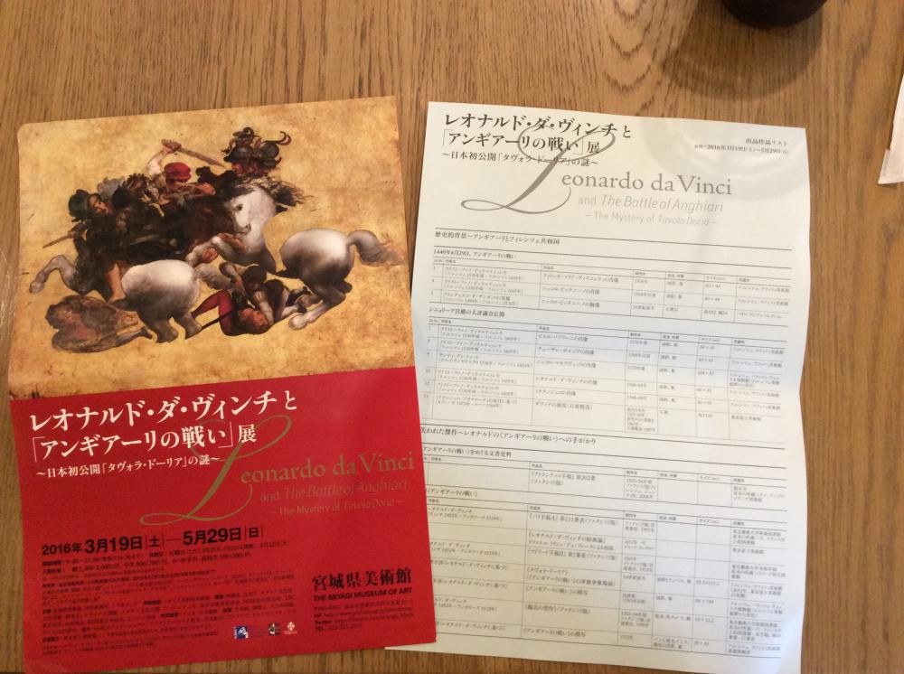 レオナルド ダ ヴィンチとアンギアーレの戦い展