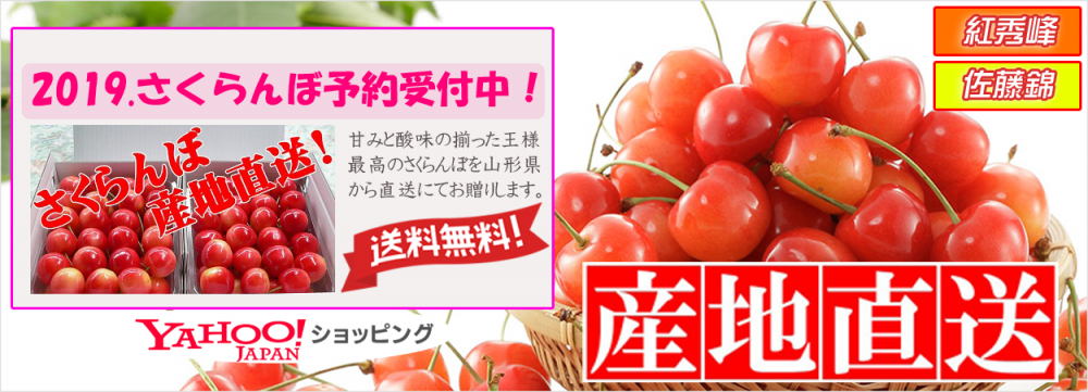 さくらんぼ予約受付中です！