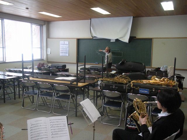 サックスパート、特別講習