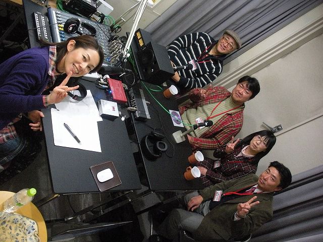 FMNCVでラジオ番組の収録