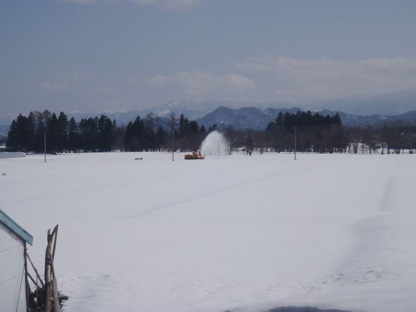 農道の除雪