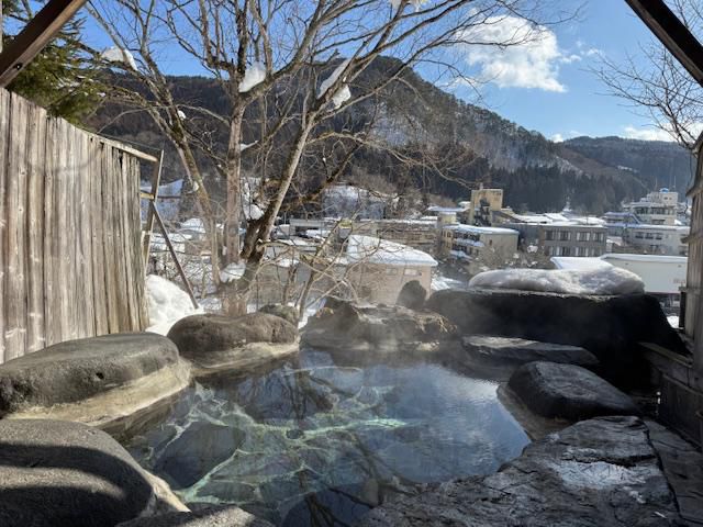 冬の露天風呂