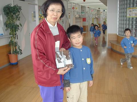 フォンダンショコラ　こんな所でも使っていただいています。