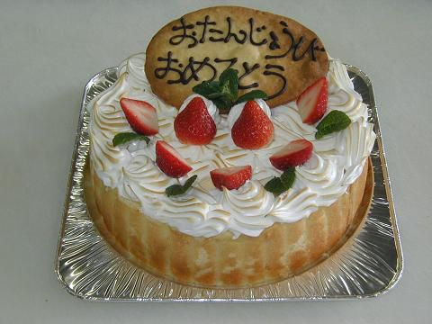 ジュアンの手作りバースデーケーキ