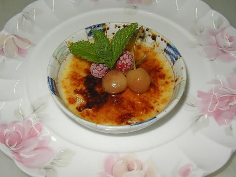 ジュアンの自家製デザート♪クレーム・ブリュレ