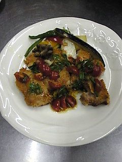 厚切りのカツレツ