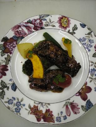 ジュアン真冬のコースメニューの肉料理から