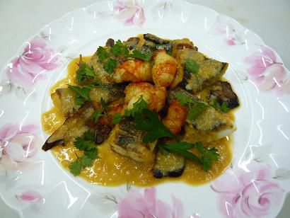 ジュアン明日の料理教室♪メインはハーブみそソースで！