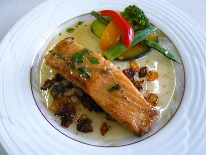 ジュアン夏のメニューより♪魚プラス梅