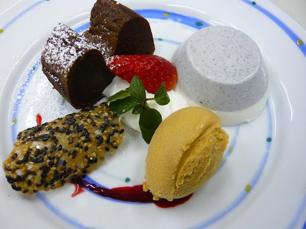 ジュアン「今日のコース料理　デザート」