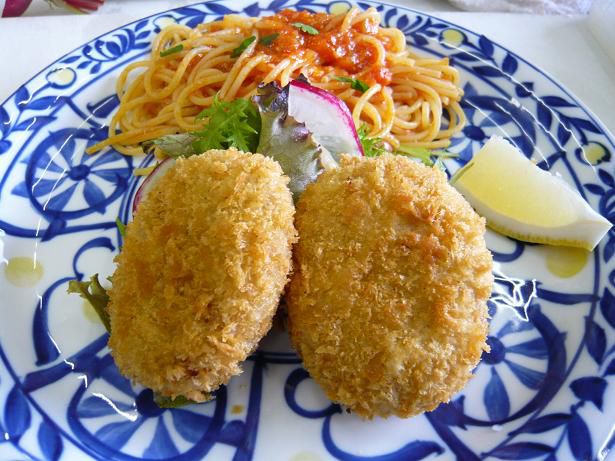 ジュアン「おすすめランチ　コロッケ」