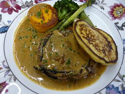 ジュアン「豚フィレ肉とにんじんのフラン」