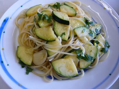 ジュアン「ズッキーニのパスタ」