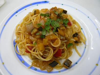 ジュアン「ラタトウイュのパスタ」