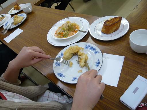 ジュアン「昨日は勤労センターで料理教室でした」