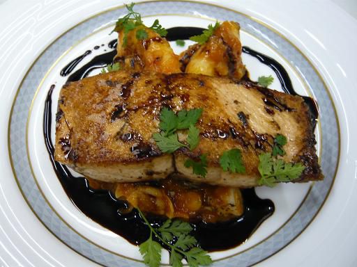 ジュアン「桜マスと米粉のニョッキ」