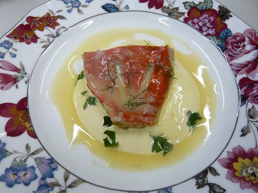 ジュアン「金目鯛　二品」