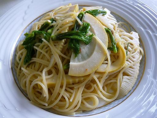 ジュアン「山菜パスタとデザートと」