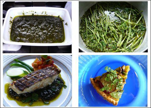 ジュアン「バジルオイルとペースト作り」