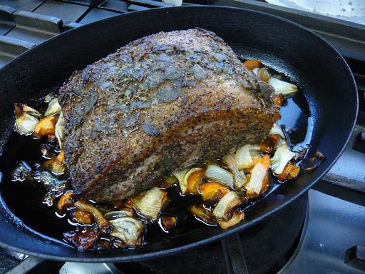 ジュアン「モンゴル岩塩で塩漬け、そしてロースト」