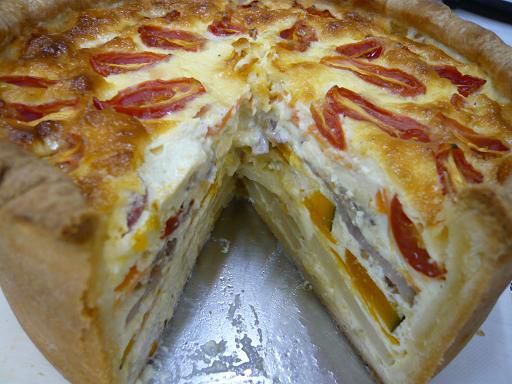 ジュアン「特大のキッシュ」