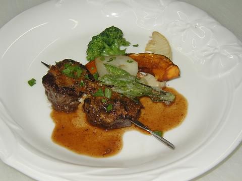 ジュアンの美味いもの♪牛肉のマスタードパン粉焼き!