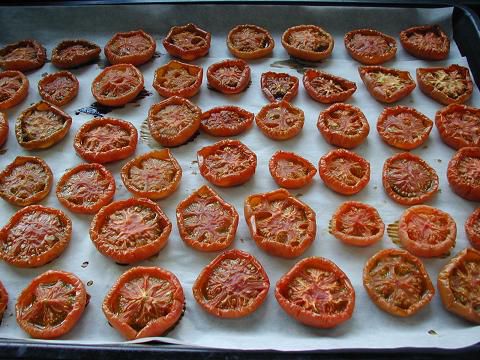 ジュアンの自家製のドライトマト