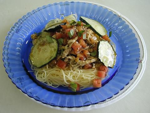 カッペリーニで冷たいパスタを!