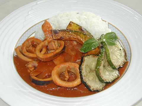 シェフのレシピより♪イカの南仏風煮込み