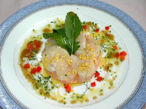 ジュアンの美味いもの♪ホタテ貝のカルパッチョ