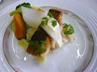 ジュアン「甘~い赤ネギと魚」