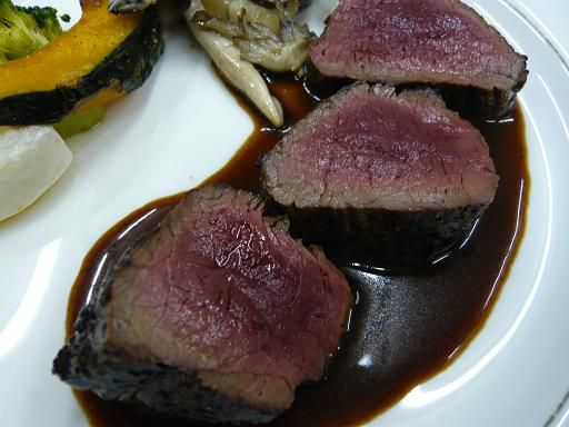 ジュアン「会津産馬肉のロースト」