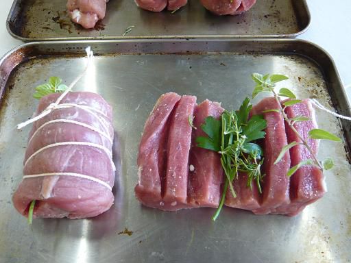 ジュアン「豚フィレ肉のロースト、ハーブ風味」